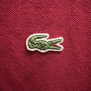 Lacoste Polo Shirt Mens Large Size 5 Red Classic Fit Short Sleeve Casual READ